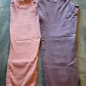 Maurices Pink and Brown Women's Pants